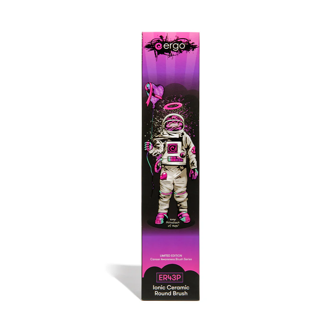 Full Case Limited Edition ER43 "ALL PINK" Ionic Ceramic Round Brush - Image 2