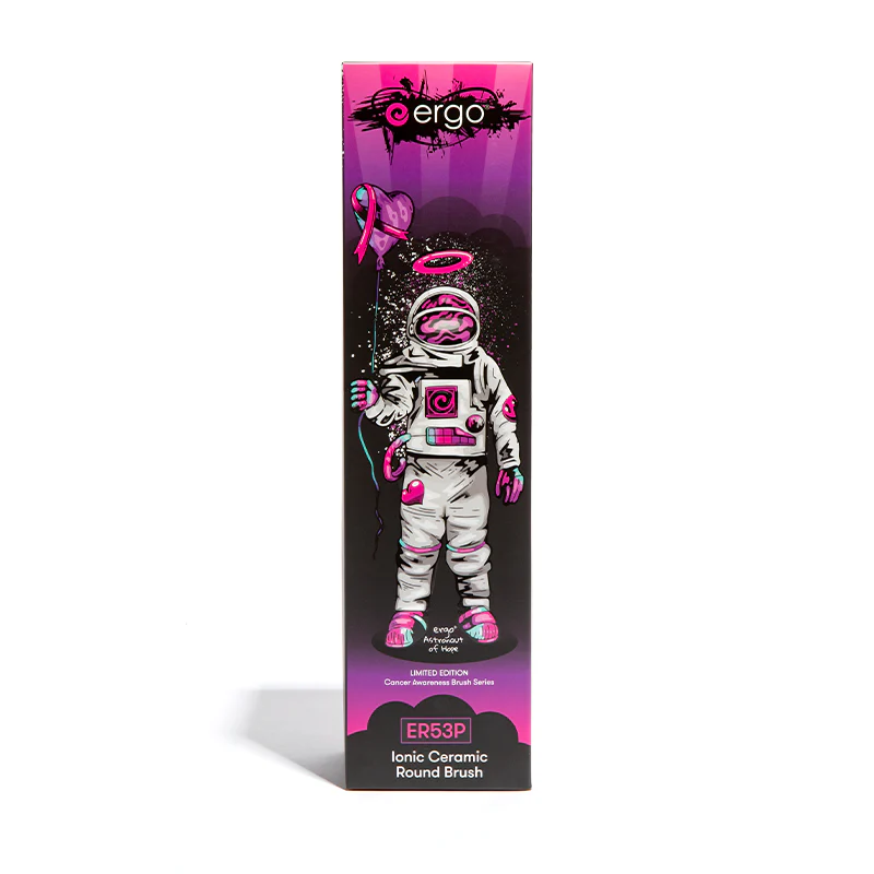 Full Case Limited Edition ER53 "ALL PINK" Ionic Ceramic Round Brush - Image 2